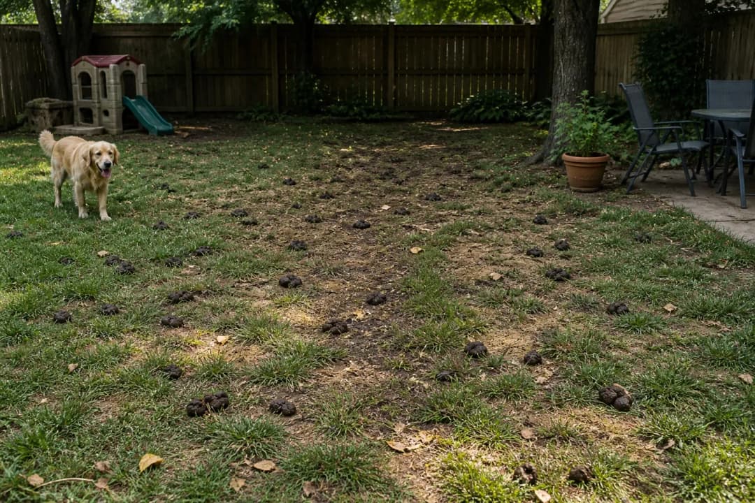 Dirty yard